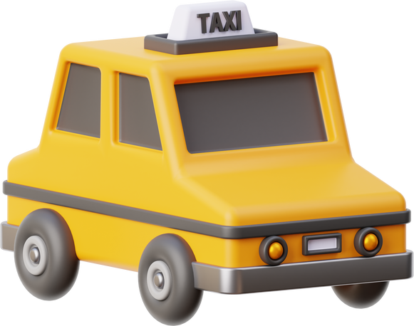 Taxi 3D icon